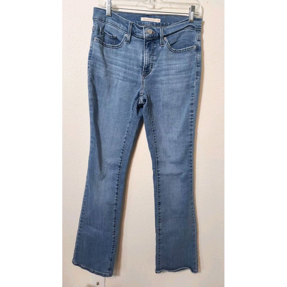 Levi's 315 Shaping Bootcut Jeans Women's Size 28 Long 32" Light Wash Western